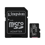 Kingston Canvas - MicroSD, 512 GB, Clase 10, A1