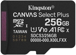 Kingston Canvas Select Plus  - Memoria MicroSD, 256GB, Clase 10, A1