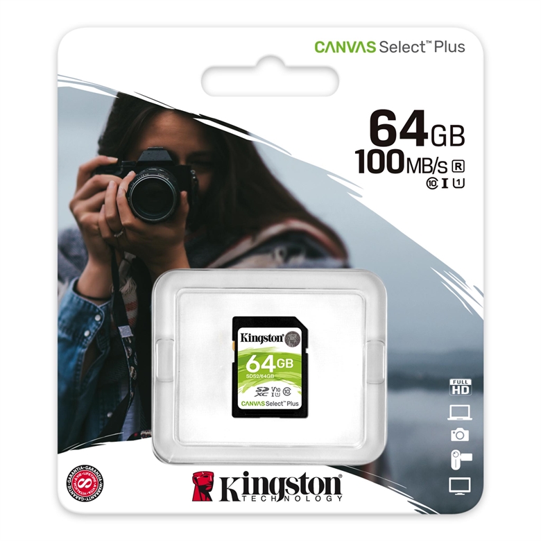 Kingston Canvas Select Plus - SD Card package view