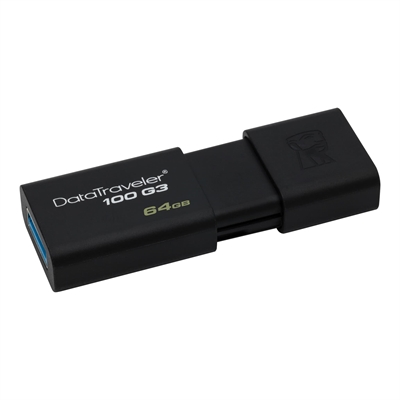 Kingston DataTraveler 100 G3 64 GB Isometric View