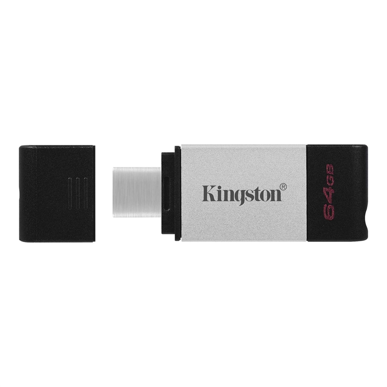 Kingston DataTraveler 80 64 GB Front Open View