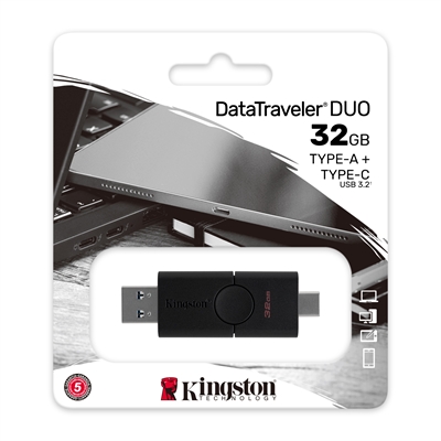 Kingston DataTraveler Duo 32 GB Front Package View