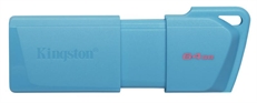 Kingston DataTraveler Exodia M - USB Flash Drive, 64GB, USB 3.2 Gen 1, Type-A, Neon Blue