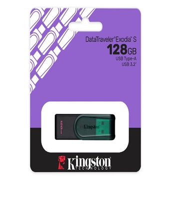 Kingston-DataTraveler-Exodia-S-USB-Flash-Drive-128GB-Green-Box View