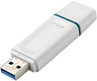 Kingston DataTraveler Exodia - USB Flash Drive, 64 GB, USB 3.2 Gen 1, Type-A, White