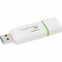 Kingston DataTraveler G4 128 GB Green Isometric View