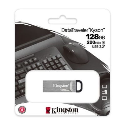 Kingston DataTraveler Kyson 128 GB VIsta Empaque