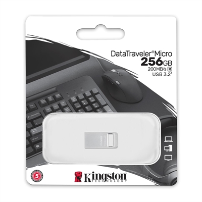 Kingston DataTraveler Micro - USB Flash Drive 256GB package view