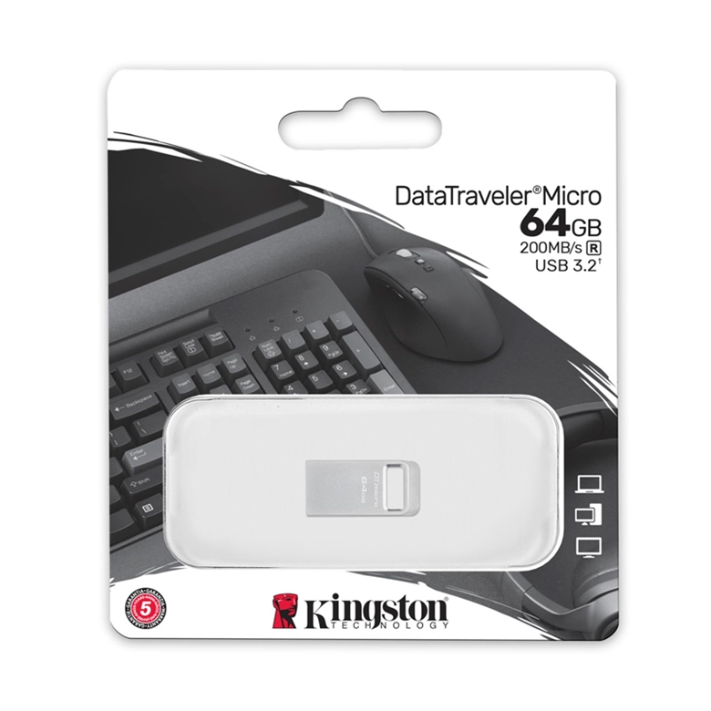 Kingston DataTraveler Micro - USB Flash Drive 64GB package view