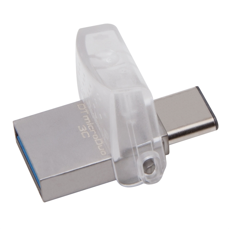 Kingston DataTraveler microDuo 3C 32 GB Silver Iso