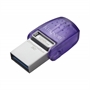 Kingston DataTraveler microDuo 3C - USB Flash Drive Purple side view