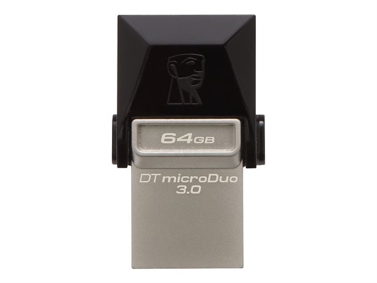 Kingston DataTraveler microDuo 64 GB Top Front View