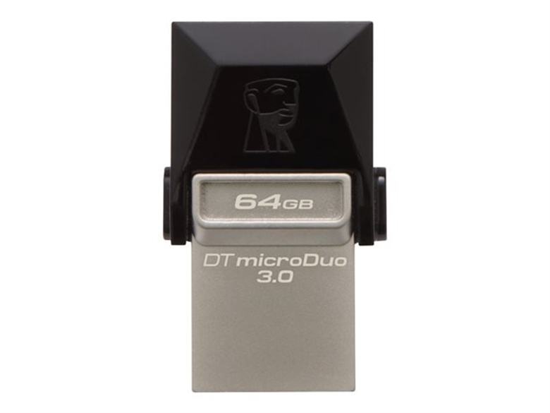 Kingston DataTraveler microDuo 64 GB Top Front View