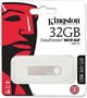 Kingston DataTraveler SE9 G2 32 GB Silver Front Package View