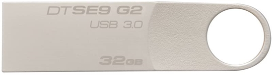 Kingston DataTraveler SE9 G2 32 GB Silver Front View