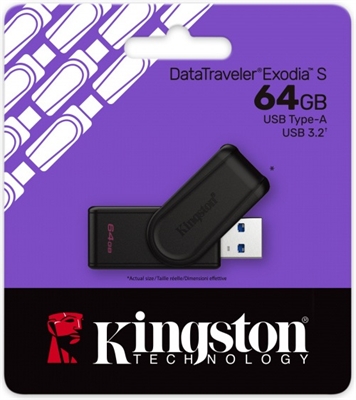 KINGSTON DTXS64GB PACK VIEW