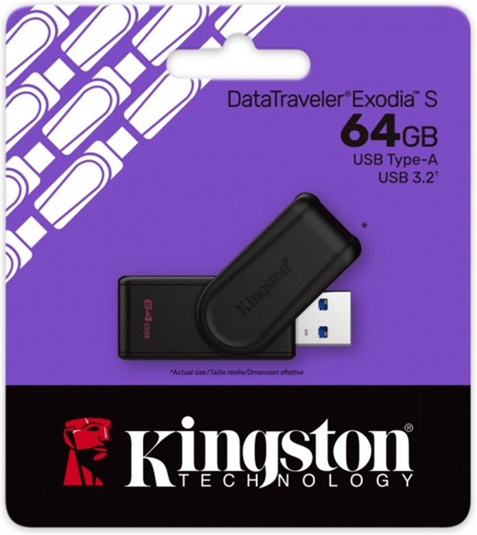 KINGSTON DTXS64GB PACK VIEW