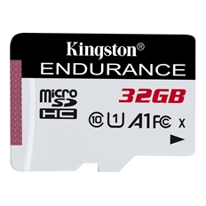 Kingston Endurance - Memoria MicroSD, 32GB, Clase 10