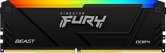 Kingston FURY Beast RGB KF432C16BB2A/16 - RAM Memory Module, 16GB (1x 16GB), 288-pin DDR4 SDRAM DIMM, for Desktop, 3200MHz, CL16