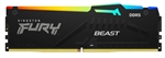 Kingston FURY Beast RGB DDR5 KF556C40BBA-32  - Módulo de memoria RAM, 32 GB (1x32 GB), DDR5 SDRAM UDIMM de 288 pines, para ordenadores de sobremesa, 5600 MT/s, CL40, RGB