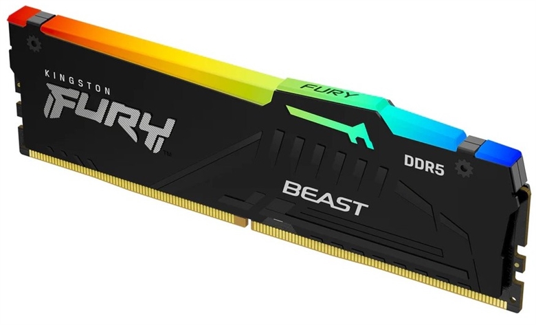 Kingston FURY Beast RGB DDR5 KF556C40BBA-32 - vista lateral izquierda