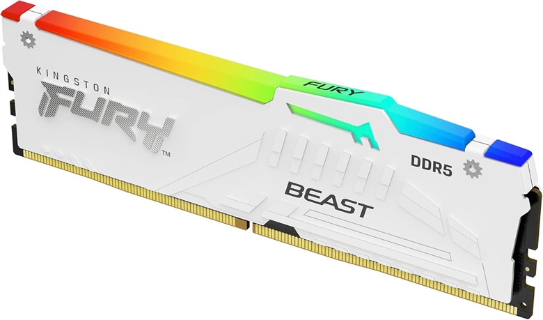 Kingston FURY Beast White - RAM KF552C40BWA-16 side view