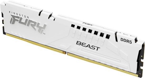 Kingston Fury DDR5 White - RAM KF552C40BW-16 side view