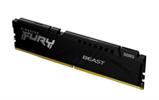 Kingston Fury Beast - RAM Module, 8GB (1x 8GB), 288-pin DDR5 SDRAM DIMM, for Desktop PC, 5600MHz, CL40