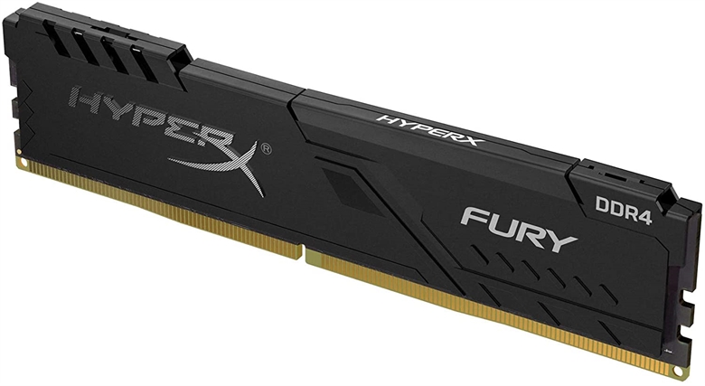 Kingston HyperX RAM FURY 2666 MHz DDR4 DIMM Isometric View