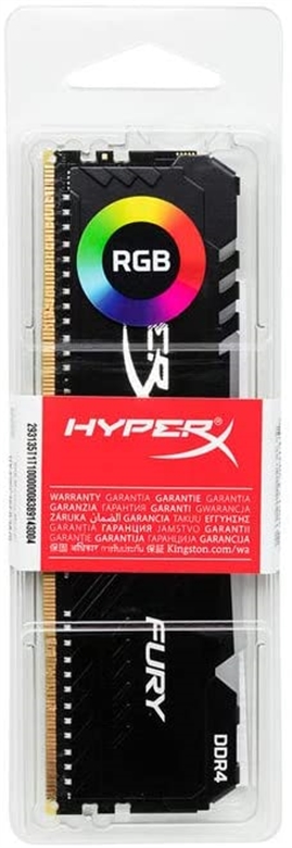 Kingston HyperX RGB RAM FURY 2400 MHz DDR4 DIMM Front Box View