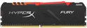 Kingston HyperX RGB RAM FURY 2400 MHz DDR4 DIMM Front View