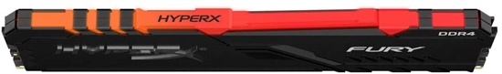 Kingston HyperX RGB RAM FURY 2400 MHz DDR4 DIMM Top View