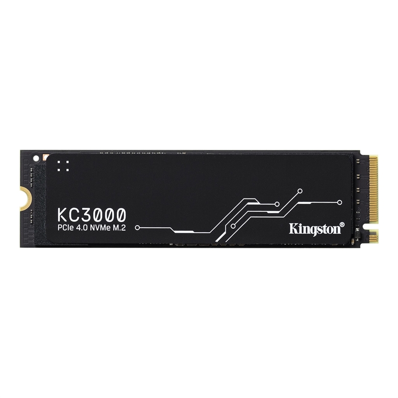 Kingston KC3000 PCIe 40 NVMe M2 SSD skc3000d2048g front view