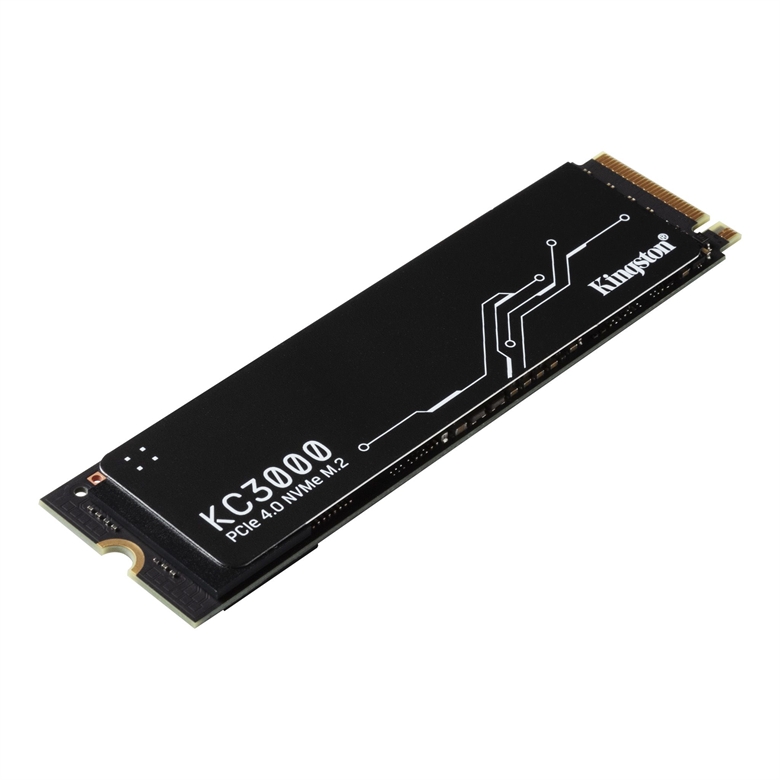 Kingston KC3000 PCIe 40 NVMe M2 SSD skc3000d2048g side view