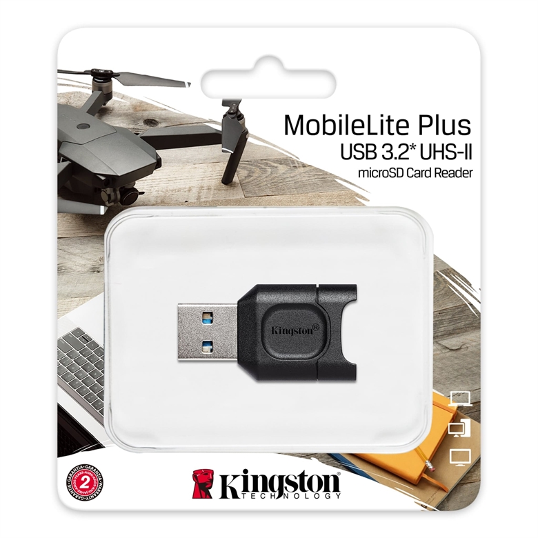 Kingston microSD MobileLite Plus Top Package View