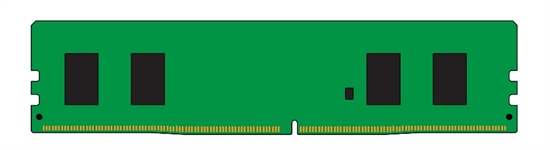 Kingston ValueRam RAM 4GB DDR4 DIMM 2400MHz Vista Frontal