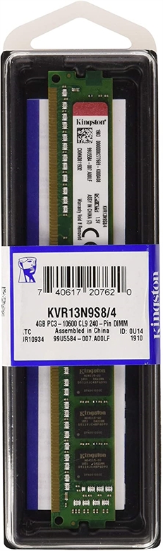 Kingston ValueRam RAM DDR3 DIMM 1333MHz In Box View