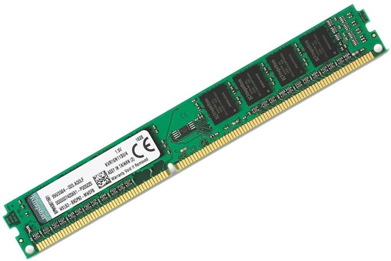 Kingston ValueRam RAM DDR3 DIMM 1600MHz Isometric View