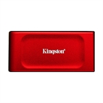 Kingston XS1000 - External Hard Drive, 2TB, Red, SSD, USB-C 3.2 Gen 2