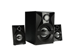 Klip Xtreme BluFusion - Speaker System With Subwoofer, 3.5mm, Bluetooth, Black