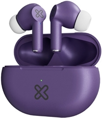 Klip Xtreme Buds-Fi - Audífonos, Estéreo, In-Ear, Inalámbricos, Bluetooth, 20Hz-20kHz, Púrpura