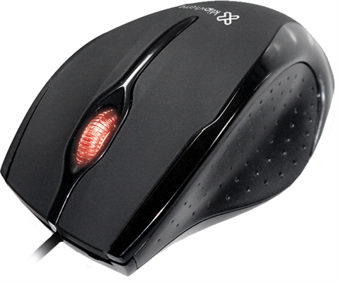 Klip Xtreme Ebony Mouse Isometric View