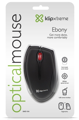 Klip Xtreme Ebony Mouse Empaque
