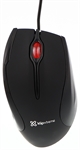 Klip Xtreme Ebony - Mouse, Wired, USB, Optic, 800 dpi, Black