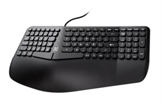 Klip Xtreme Evolve - Ergonomic Keyboard, Wired, USB, Spanish, Black