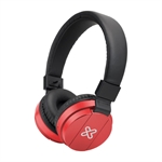 Klip Xtreme Fury PRO - Headset, Stereo, On-ear headband, Wireless, Bluetooth, 20Hz-20KHz, Red
