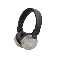 Klip Xtreme Fury PRO - Headset, Estéreo, Supraaurales, Inalámbrico, Bluetooth, 20Hz-20KHz, Plata