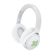 Klip Xtreme Imperious - Headset, Stereo, Over-Ear Headband, Wireless and Wired, Bluetooth and 3.5mm, White