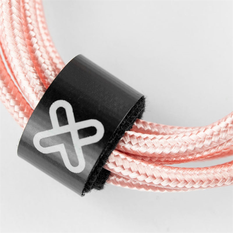Klip Xtreme KAC-210 Cable Oro Rosa Velcro