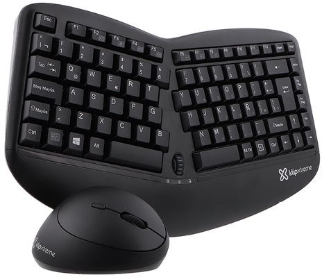 Klip Xtreme KBK-510 Combo Teclado y Mouse Inalámbricos Vista Vertical